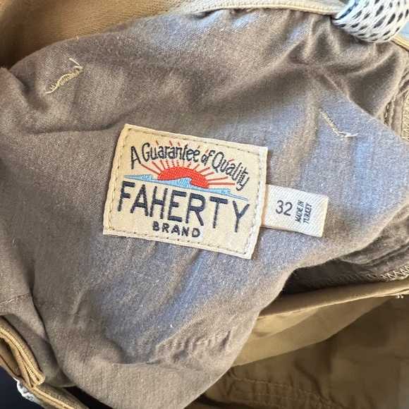 Faherty Straight Leg Khaki Pants Men's Size 32 *marks - see photos - Picture 6 of 6